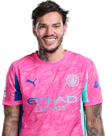 Player 2 is Ederson Santana de Moraes (Credit https://fantasy.premierleague.com/)