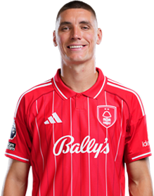 Player 2 is Nikola Milenković (Credit https://fantasy.premierleague.com/)