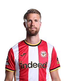 Player 2 is Kristoffer Ajer (Credit https://fantasy.premierleague.com/)